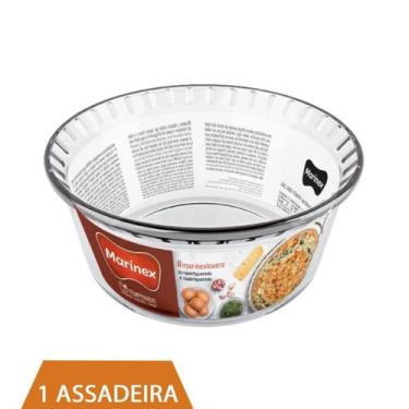 Imagem de Travessa Suflê 700ml Forma de Vidro Temperado Marinex - NADIR FIGUEREI