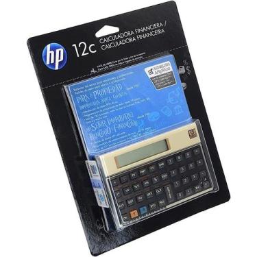 Imagem de Calculadora Financeira HP 12C Gold Display LCD Com mais de 120 Funções