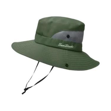 Imagem de Chapéu De Sol Feminino De Verão Respirável Em Poliéster Com Abertura P