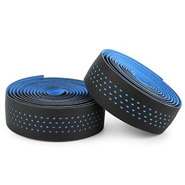 Imagem de Par de Fitas Para Guidão Ycle, Faixa Ia Para Guidão de Bileta de Estrada, Respirável, Cinto de Guidão de Lismo, Fita de Barra Pu de Eva, Cinto de Buzinas Para Bileta, Antiderrapante, À Prova de C