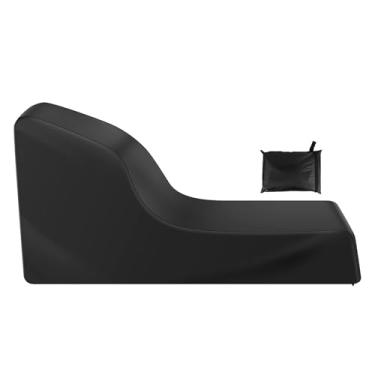 Imagem de Capa para máquina de remo, tecido Oxford 210D, impermeável, equipamento de fitness, capa protetora para ambientes internos e externos, 208 x 104 x 61 cm, capas resistentes para áreas externas com