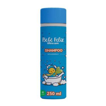 Imagem de Bebê Feliz Shampoo limpeza suave cabelos delicados 250 ml - Bebê Feliz