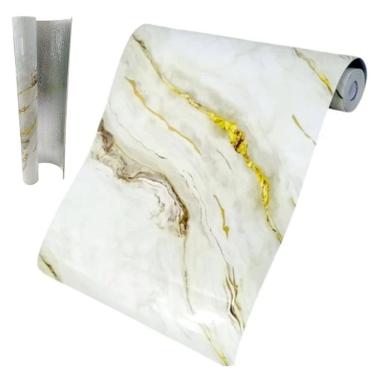 Imagem de Papel de Parede Adesivo Autocolante Marmore Obra Construçao Reforma Reparo Casa Cozinha Quarto Moveis Envelopamento