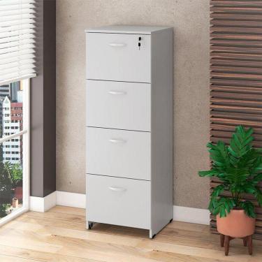 Imagem de Arquivo Web Office 4 Gavetas Cinza