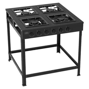 Imagem de Fogao Industrial 4 Bocas Atena Manual Realce