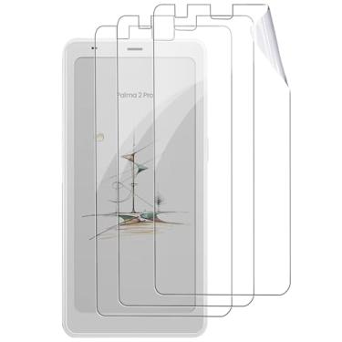 Imagem de YAJOJO Pacote com 3 protetores de tela foscos para BOOX Palma 2 Pro 6,2 polegadas, protetor de tela fosco de cobertura total PET antirreflexo para BOOX Palma 2 Pro