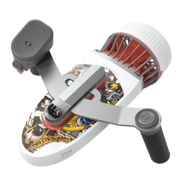 Imagem de sublue Whiteshark Tini Scooter subaquático com suporte de capa de smartphone/suporte para câmera, scooter aquática super compacta para mergulho, mergulho e aventuras no mar