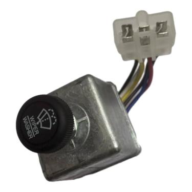 Imagem de Zrbectay Interruptor de controle do limpador de para-brisa 12V 75600-02 577.59651 compatível com Kenworth Truck T300 T450 T600 T600B T800 W900B W900L