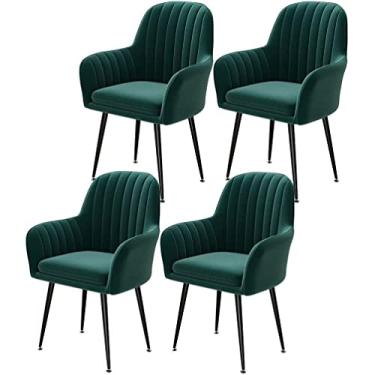 Imagem de Cadeira de jantar, escritório, negócios, recepção, cadeiras, conferências, cadeira de jantar, pano de veludo dourado, cadeiras de cozinha, cadeira nórdica, para computador, penteadeira, cadeira de