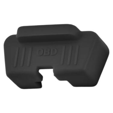 Imagem de Protetor de bloqueio de porta OBD, protetor OBD para automóvel, resistente à água, à prova de poeira, silicone resistente à vibração, peças internas para carros, caminhões e outros veículos