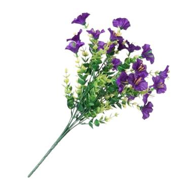 Imagem de Flores artificiais para ambientes internos – flores de seda realistas | decoração de primavera, decoração floral à prova de intempéries para casamento, hotel, estúdio, jardim frontal