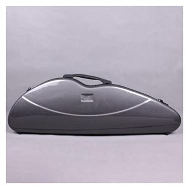 Imagem de Estojo Para Violino Preto Tamanho 4/4 Em Fibra De Carbono Forte E Leve Com Trava De Combinação Alça Ajustável Tamanho Completo Estojo de Violino