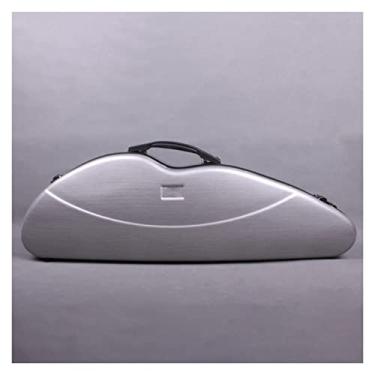 Imagem de Estojo Para Violino Tamanho 4/4 Fibra De Carbono Forte Leve Veludo Macio Interior Com Trava De Combinação Tamanho Completo Estojo de Violino