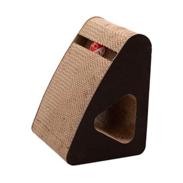 Imagem de Generic Arranhador para Gatos Domésticos, Esconderijo para Brincar, Economia de Espaço, Construção Estável, Proteção de Móveis 3 em 1, S