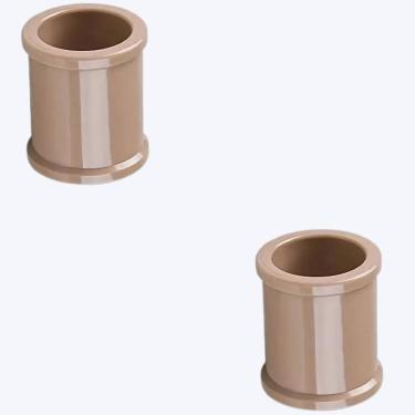 Imagem de Luva Pvc 50Mm Soldável Conexão Encanamento Kit 02 Un