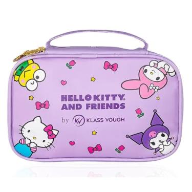 Imagem de Necessaire Estruturada Feminina Maquiagem Hello Kitty And Friends Lilás Klass Vough