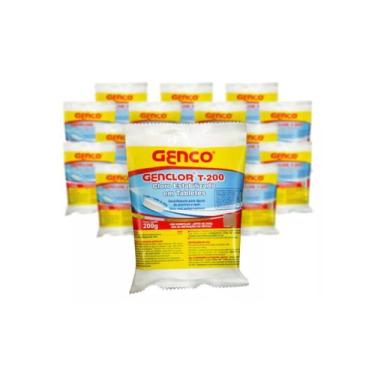 Imagem de Kit 20 Unidades Genclor T-200 Tabletes Estabilizado - Genco