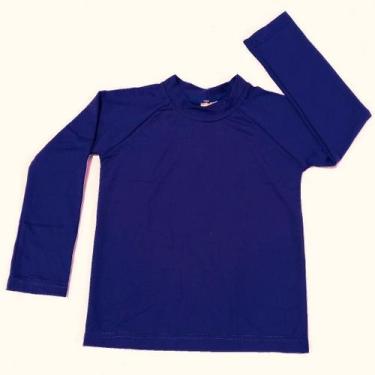 Imagem de Camiseta Adulto Avulsa com Proteção Solar UV 50+ - Beira Amar Rio, Azu