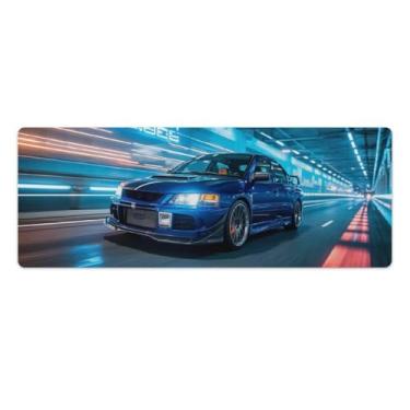 Imagem de HouLaiZhe Speed ​​JDM Sports Car Lancer Cyber Eletrônica Gaming Mouse Pads JDM Car Desk Pads Grandes Mousepads para teclado de mesa Tapete de computador 30 x 80 cm