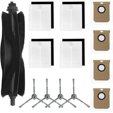 Imagem de Kit de acessórios L60 / L50 compatível com robô a vácuo Eufy L60 / L50, 2 escovas de rolo, 4 filtros HEPA, 4 escovas laterais, 1 ferramenta de limpeza, 1 chave de fenda para peças de reposição Eufy