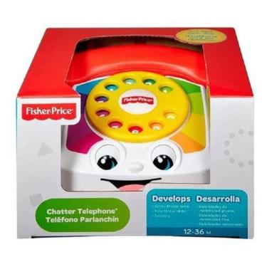 Imagem de FisherPrice Brinquedo para Bebês Novo Telefone Feliz Mattel Dpn22