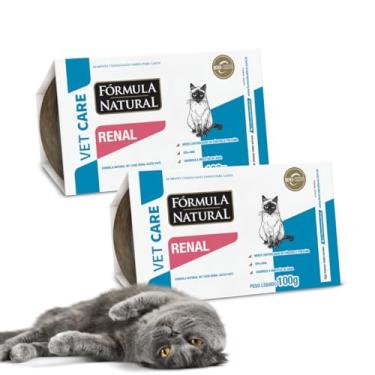 Imagem de Kit Com 2 Rações Úmidas Fórmula Natural Renal Patê Para Gatos Tratamento Recuperatório