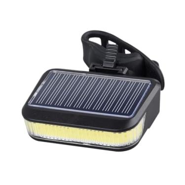 Imagem de Vaveren Luz solar recarregável para bicicleta, fácil de instalar, luzes traseiras movidas a energia solar para bicicletas.