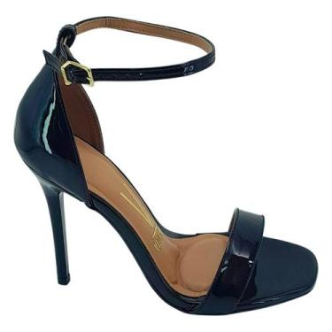 Imagem de Sandália Feminina Vizzano Salto Alto Fino Festa Original, 35, Preto ve