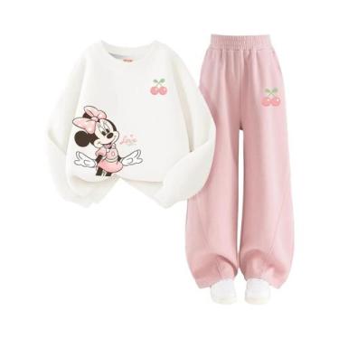 Imagem de Conjunto De Moletom Para Meninas Bebê Com Estampa Da Disney Minnie, 2 