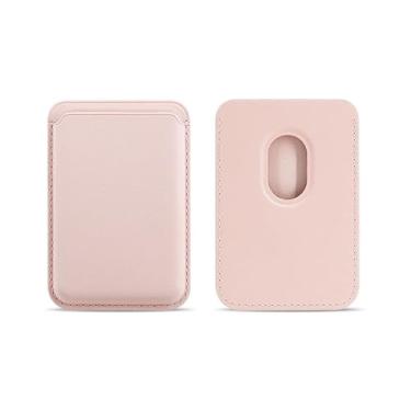Imagem de Carteira magnética - capa de couro PU com porta-cartões para iPhone 17 16 15 14 13 Pro Max Air Plus, bolsa fina para armazenamento de cartões (ouro rosa)