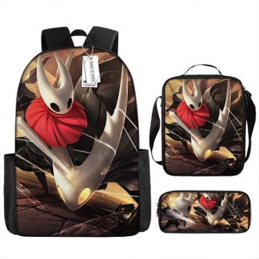 Imagem de Conjunto de mochilas Hollows Knights Hornets Cartoon Kids School