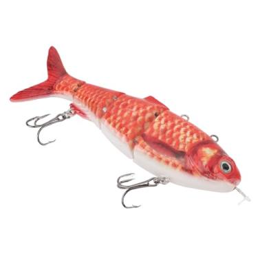 Imagem de Alomejor Iscas de Pesca, Isca de Natação Robótica Com Luz LED e de água Doce Recarregável por USB 650mAh para Pesca de Robalo e Noturna (BL-2024)