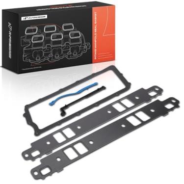 Imagem de A-Premium Conjunto de juntas do coletor de admissão do motor inferior e superior compatível com Jeep Grand Cherokee 1998 e Dodge Durango/Dakota 1998-2003, Ram 1500 2500 3500, Ram 1500 2500 3500 Van