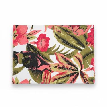 Imagem de Lugar Americano Tecido Floral Tropial 50cm x 39cm 1 Unidade