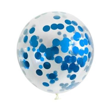 Imagem de Balões De Látex Transparentes Com Glitter Dourado 5/10/20pcs Para Deco