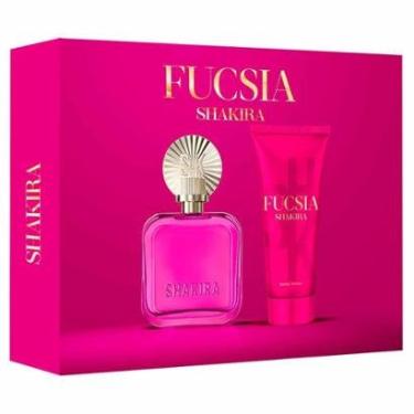 Imagem de Coffret Fucsia Shakira Kit - Perfume EDP + Creme Corporal Kit-Feminino