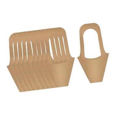 Imagem de Bothyi Sacolas de Presente de Flores, Cestas de Flores, Caixas de Embalagem Portáteis Multiuso, Decoração para o Dia dos Namorados, Casamento, Noivado e, 10 Peças