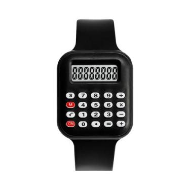 Imagem de Relógio Digital Infantil Com Pulseira De Borracha Para Meninas Com Cal