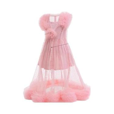 Imagem de Fantasia De Cosplay Glinda Rosa Para Meninas Para Halloween, Festa De 