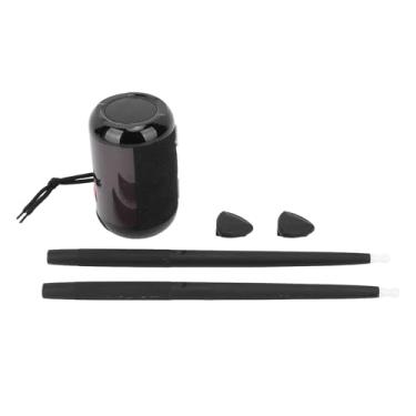 Imagem de aqxreight Kit de Bateria Somatossensorial Elétrica Com Sensor de Movimento 3D Portátil Baquetas de Ar Virtual Brinquedo Musical Com Pedais Alto-falante para Casa Ao Ar Livre Onde As Baquetas Batem