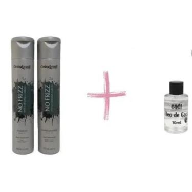 Imagem de Kit Home Care No Frizz 300ml 2 Passos Onixx Brasil + Reparador - Onixx