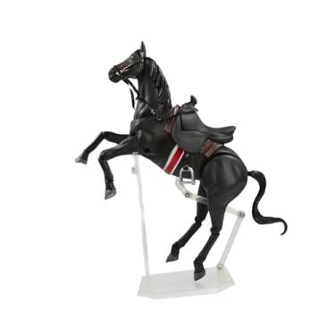 Imagem de harayaa Estátua de Cavalo, Animal de Fazenda, Figura de ação, Modelo Colecionável para Presente de Aniversário Infantil, Preto