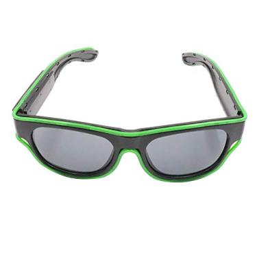 Imagem de Óculos de LED YJ011 com Fio EL 10 Cores USB Pisca Luzes Brilhantes para Festas Clubs Feriados e Decoração 4 Modos Estável Rápido Devagar Unissex Estil