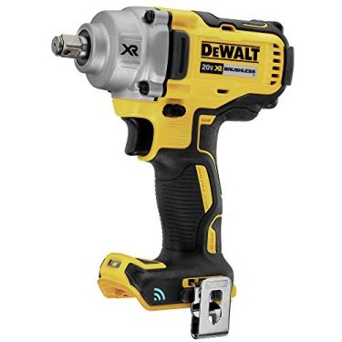 Imagem de DEWALT 20V MAX Tool Connect 1/2" Chave de impacto de médio alcance com anel de porco bigorna, somente ferramenta (DCF896HB)