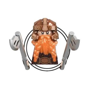 Imagem de Mini Figuras De Ação Blocos De Montar Orcs Anões Elfos Cavaleiros De R