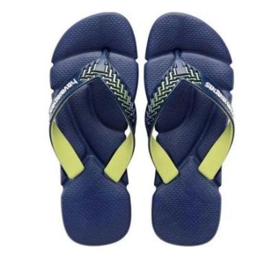 Imagem de Chinelo Havaianas Ortopédico Power 2.0 Azul Anatômico 0306 Verão - Masculino-Masculino