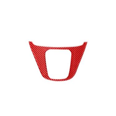 Imagem de REPOYUL Adesivos de interior de carro, adesivos de painel de engrenagem de fibra de carbono compatíveis com Honda CR-V 2007-2011, acessórios internos de fibra de carbono