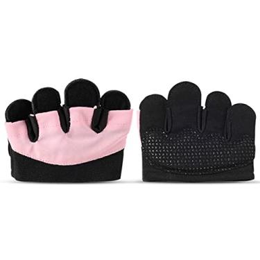 Imagem de Luvas de Treino Academia Antiderrapantes para Musculação Pull-Ups Treinamento Fitness Yoga e Ginástica com Tecido Respirável Aderentes Silicone Homens Mulheres