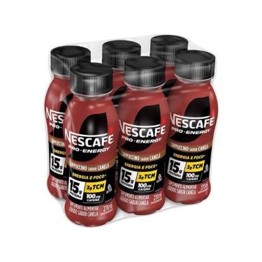 Imagem de Bebida Lactea com 15g de Proteínas Nescafe Pro-Energy 270ml 6 unidades-Unissex