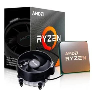 Imagem de Processador AMD Ryzen 3 4100, 4.0GHz, Cache 6MB, AM4, Wraith Stealth, Sem Ví­deo Integrado - 100-100000510BOX